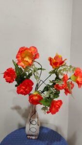 flamebloom ceramic vase set