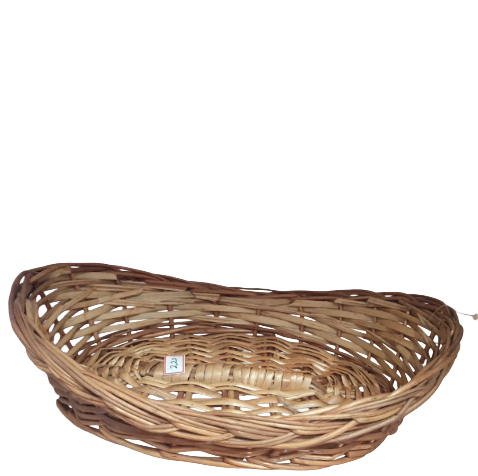 Handwoven Cane Basket 10" x 7"