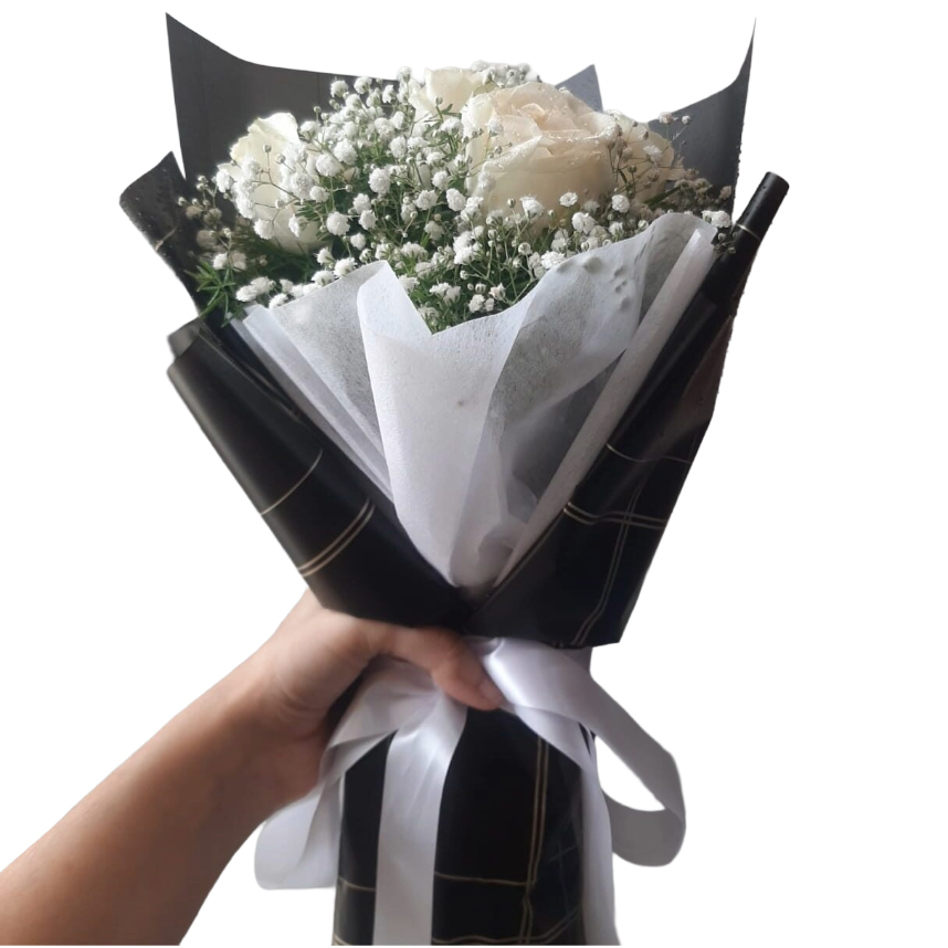 Moonlit Rose Bouquet