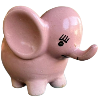 Baby Elephant Pot 4" x 5"