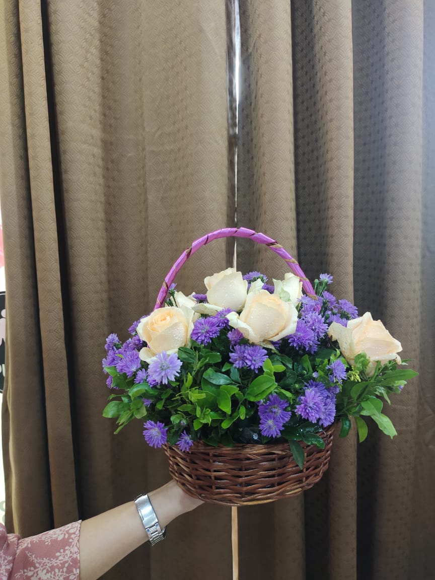 Lavender Charm Basket